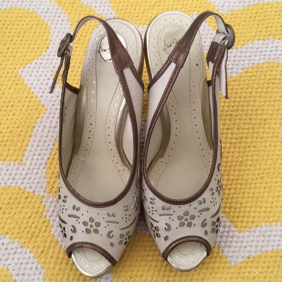 Sam Edelman wood/leather heel-platforms - Picture 3 of 8